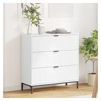 VidaXL Sideboard 79,5 x 82 x 33 cm Weiß