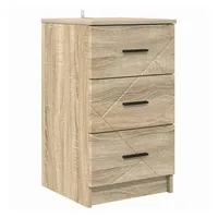 VidaXL Nachtschrank Sonoma-Eiche 38 x 38 x 66 cm