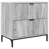 VidaXL Nachtschrank Grau Sonoma 63,5 x 36 x 61