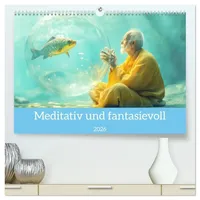 Calvendo Meditativ und fantasievoll (hochwertiger Premium Wandkalender 2026 DIN
