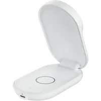 Belkin UltraCharge faltbare magnetische 2-in-1-Ladestation mit Qi2 25W weiß,