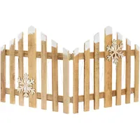 ECD Germany Deko Holz Zaun 77 x 38 cm