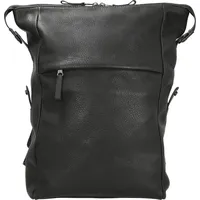 Harold's Country Scraper Daypack Leder 36 cm Laptopfach schwarz