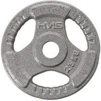 HMS Hammertonplatte Hantelscheibe 2,5 kg grau