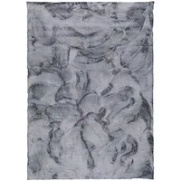 Pergamon Luxus Super Soft Fellteppich Plush Grau Meliert 160x230cm