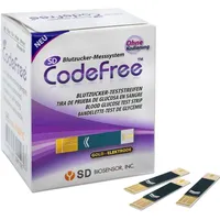 Codefree 250 CodeFree Blutzuckerteststreifen zur Diabetes-Messung bei Blutzucker (Zucker-Krankheit)