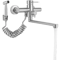 Klarwerk MAX Küchenarmatur Wandmontage Silber