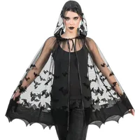 Chaks Fledermaus Kostüm Umhang Damen Einheitsgröße