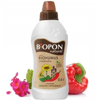 Biopon Pflanzendünger mit Wurmhumus und Huminsäuren 0,5 l