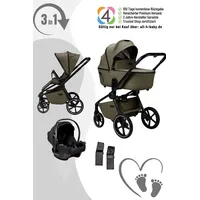 Babywelt Moon Resea 2.0 Komkinderwagen 3in1-Set mit Cosmo 2.0