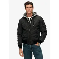 Superdry Military Ma1 Bomberjacke - Washed Black - L