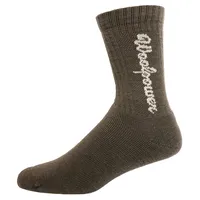 Woolpower Socken Logo 400 pine green, 36-39