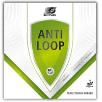 Sunflex ANTILOOP Tischtennis-Belag, 1,5mm Schwamm rot bunt 1.5 ROT