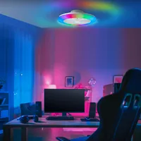 Lightbox 49 cm Deckenventilator Weiß