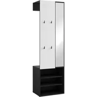 ByLIVING Andorra Garderobenschrank 55 x 40,5 x 187,5 cm