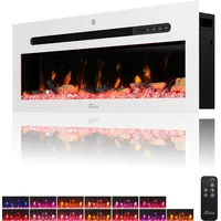 Tronitechnik Wandkamin Panorama Weiß