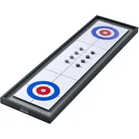 Vevor Shuffleboard und Curling 2-in-1-Brettspiele, 114 cm Tragbares Tischset,