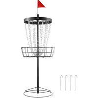 Vevor Discgolf-Korb, Disc Golf Scheiben Set, mit 24 Ketten,