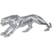 Casablanca by Gilde Tierfigur Gepard silberfarben H. 20 cm)