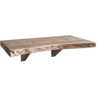 Massivmoebel24 Wandregal 60 x 30 x 18 cm Beige