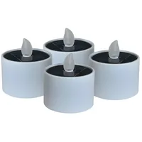 Realpower 463600, Elektrische Kerze LED- Solar Teelicht STL-4, 4