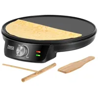 Teesa Pfannkuchenpfanne Elektrische Pfannkuchenpfanne 30 cm 1200 W Temperaturregelung
