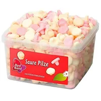 Cloetta Red Band sour Mushrooms Schaumzucker Pilze mit Fruchtgeschmack