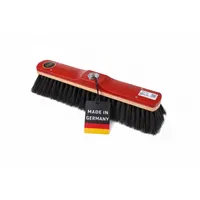 BawiTec Besen 30 cm Schwarz/Rot/Braun