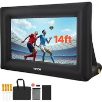 Vevor aufblasbare Filmleinwand Projektion Beamer Leinwand aus 600D, Projektionsleinwand