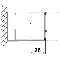 Kermi Nova 2000 Stockverbreiterung 1850 Weiß