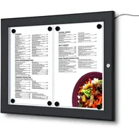 Showdown Displays Showdown MenüKasten Outdoor LED - 2x DIN