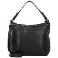 GREENBURRY Colombiana Schultertasche Leder 31 cm schwarz