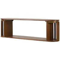 MASSIVMOEBEL24.DE Wandregal 120 x 25 x 35 cm Beige