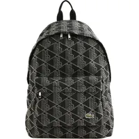 Lacoste Rucksack Backpack Mono Jacquard Denim Noir