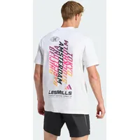 Adidas LESMILLS Tour Graphic SHIRT weiß M