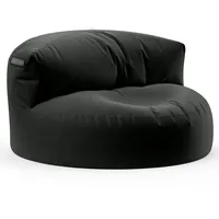 Green Bean Indoor Schwarz, Textil, Füllung: EPS Mikroperlen,Styroporkugeln,Styroporkugeln, Rund,