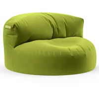 Green Bean Indoor Grün, Textil, Füllung: EPS Mikroperlen,Styroporkugeln,Styroporkugeln, Rund,