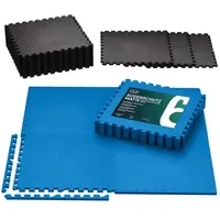 CLP Bodenschutzmatten 60x60 cm 6er Set blau