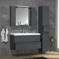 VCM Silora 4-tlg. Anthrazit