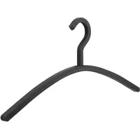 PieperConcept Kleiderbügel PIEPERCONCEPT "Carree", schwarz, B:46cm H:20cm T:1,5cm, Kunststoff,