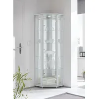 Fif Möbel Eckvitrine TRIO 71 x 50 x 172