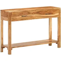 VidaXL Sideboard 110x30x75 cm Massivholz Akazie
