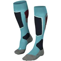 Falke SK4 Advanced Damen Kniestrümpfe peacock blue 39-40