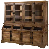 Massivmoebel24 Buffet Mango 210 x 55 x 190 cm