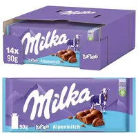 MILKA Bubbly Alpenmilch Schokoladentafel 1 Packung 90 g