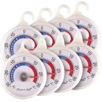 Rosenstein & Söhne Thermometer 8er-Set farbige Zonen 51 mm