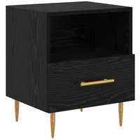VidaXL Nachtschrank 40 x 35 x 47,5 cm Schwarz