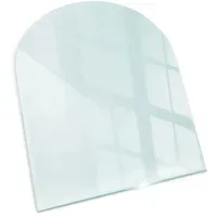 Tulup Glasplatte Feuerfest 80 x 70 cm transparent