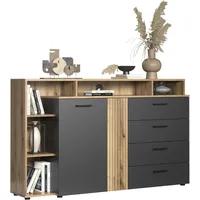 INOSIGN Lowboard INOSIGN "Estepona", evoke eiche, anthrazit, B:168cm H:101cm