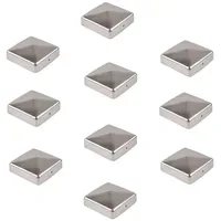 Baumarktplus Pfostenkappe 12 x 12 cm Edelstahl